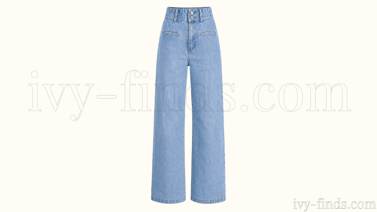 Sidefeel High-Waisted Straight-Leg Jeans