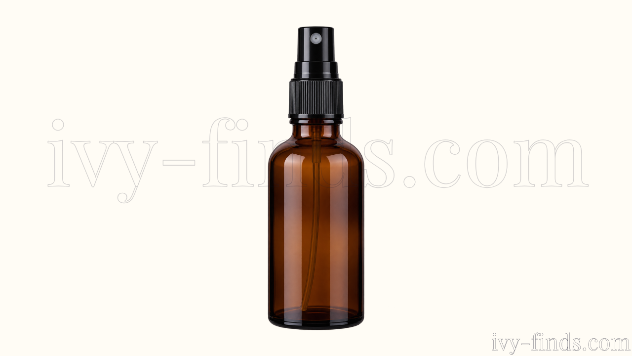 Amber Glass Fine Mist Spray Bottles