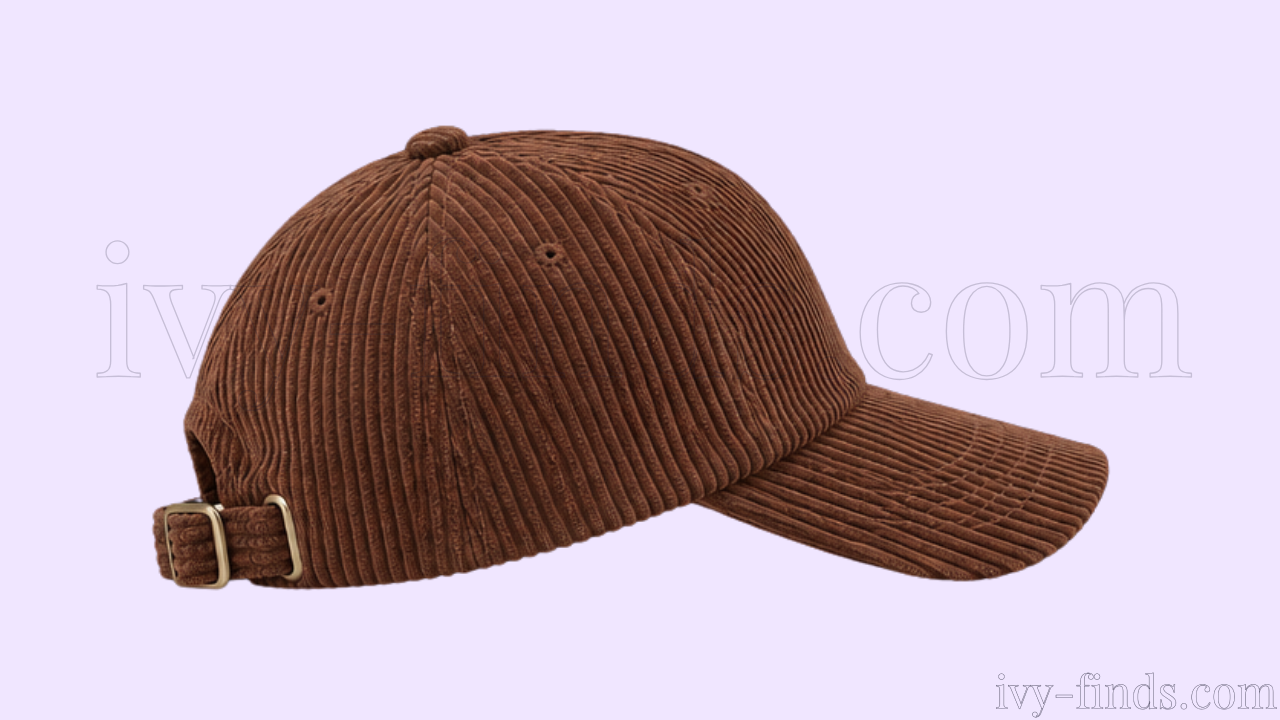 Corduroy Low-Profile Baseball Cap