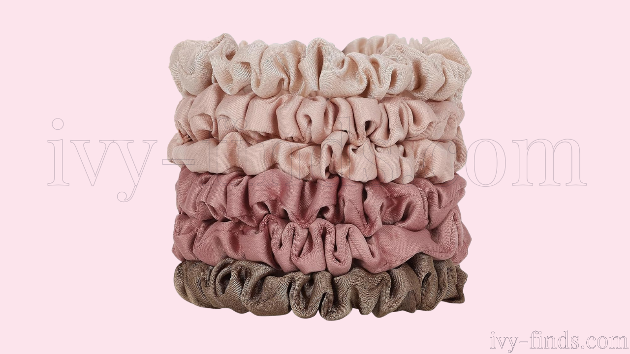 Kitsch Satin Scrunchies — Terracotta 6-Piece Set