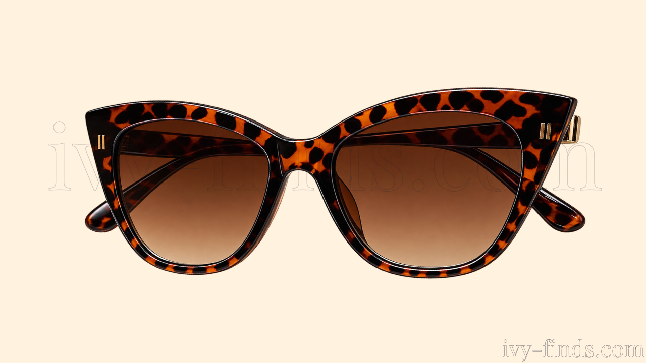 EASYHAUTE Retro Cat-Eye Sunglasses — 90s Style