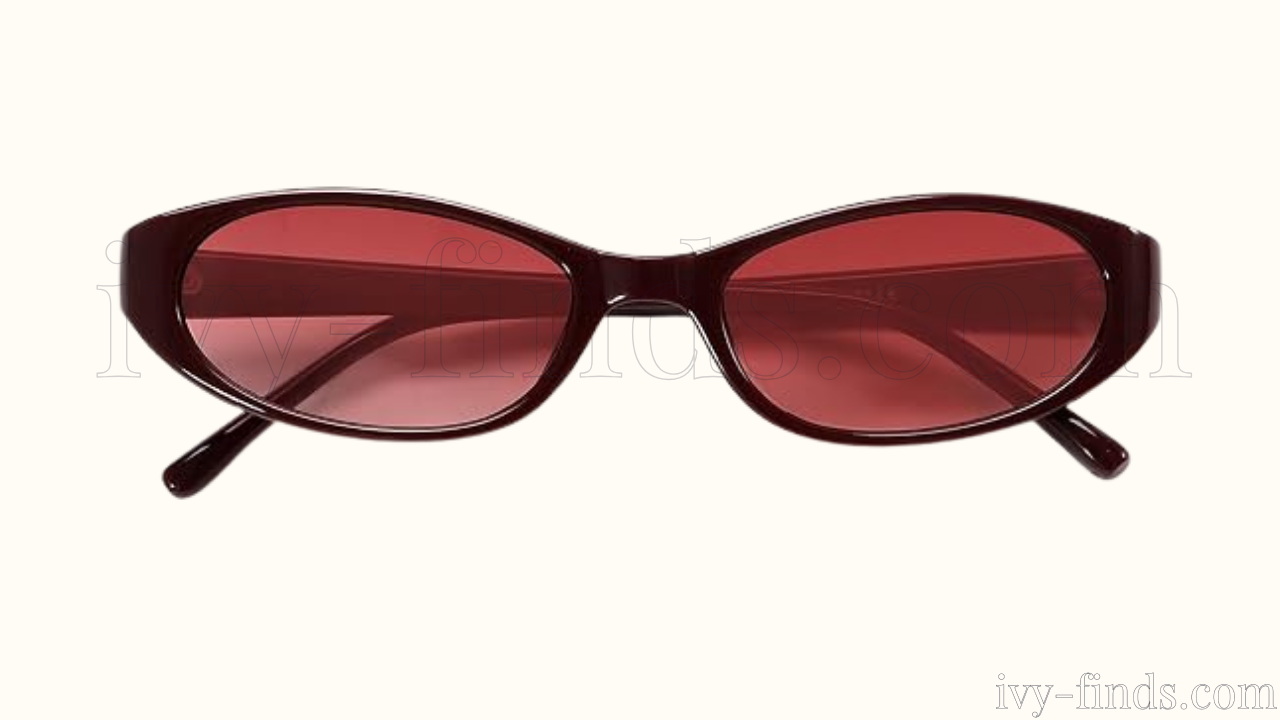 GUVIVI Retro Oval Sunglasses — 90s Style